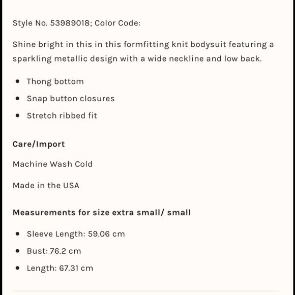 Free People | Sprinkled in Gold Body suit - Picture 6 of 6